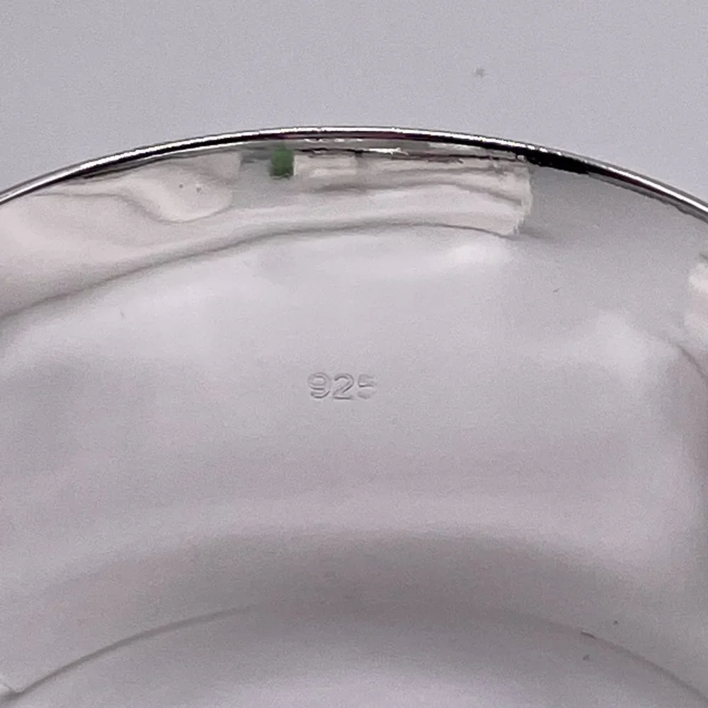 Sterling Silver 925 Wide Cuff Bracelet #1165 - Picture 6 of 9